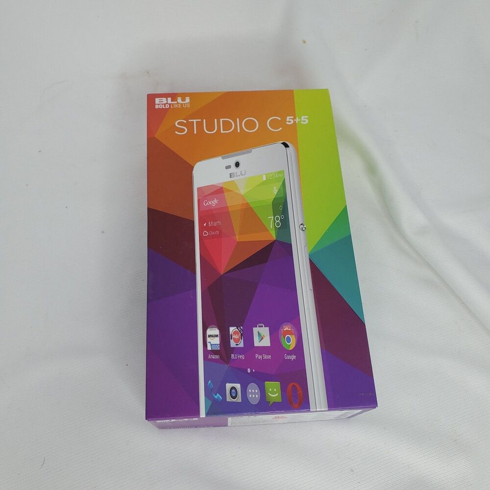 BLU Studio C 5+5 Cell Phone New Unopened